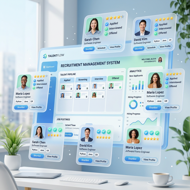 RMS Dashboard - Modern recruitment management system